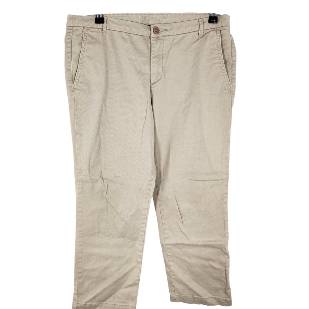 KUT From the KLOTH Womens Khaki GWEN Relaxed Trouser Pants Size 10